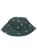 Donker groene Miniflower Bucket Hat van Danefae 1
