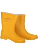 Geel (Oker) damesregenlaars Rubber Rain Boots van XQ  2
