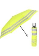 Gele reflecterende automatische paraplu van Perletti 1