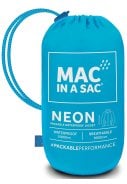 Neon blauwe regenpak van Mac in a Sac (broek met volledige rits) 5