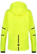 Neon geel compact dames regenjas Commuter jacket Hi-vis van Agu 3