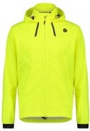 Neon gele compact heren regenjas Hi-vis Commuter jacket van Agu 1