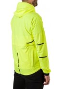 Neon gele compact heren regenjas Hi-vis Commuter jacket van Agu 7