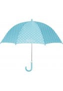 Playshoes kinder paraplu turquoise met stippen 1