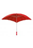 Rode paraplu in de vorm van een hartje 5