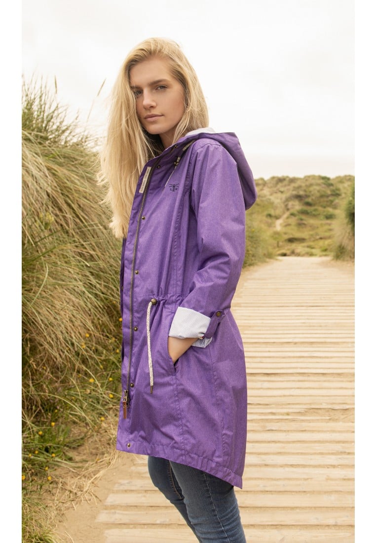 Violet dames regenjas / parka Emily Lighthouse - Dames