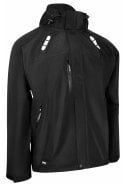 Zwarte ademende regenjas van Lyngsøe Rainwear