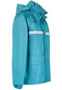 Aqua blauw unisex regenpak Dusch van Bjornson 6