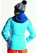 Aqua blauwe dames ski jas Contrive Jacket van Dare 2b 2