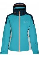 Aqua blauwe dames ski jas Contrive Jacket van Dare 2b