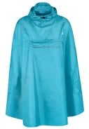 Aqua blauwe Unisex waterdichte poncho Haps van Bjornson 2