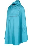 Aqua blauwe Unisex waterdichte poncho Haps van Bjornson 1