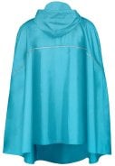 Aqua blauwe Unisex waterdichte poncho Haps van Bjornson 4