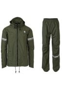 Army green Original unisex regenpak Essential van Agu 