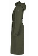 Army Green Urban outdoor lange damesregenjas / trenchcoat van Agu 5