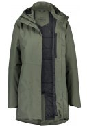 Army groene dames winterjas Urban outdoor Clean Jacket van Agu 8