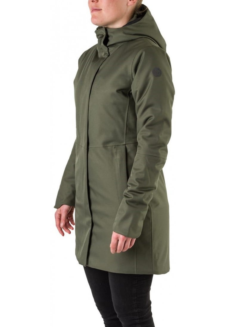 Ook Vestiging wetenschapper Army groene dames winterjas Urban outdoor Clean Jacket van Agu