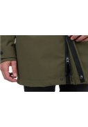 Army groene Urban outdoor long parka regenjas van Agu 2