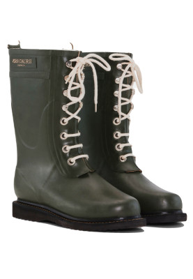 Army half hoge laars met veter van Ilse Jacobsen