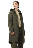 Army softshell A-lijn regenjas van Ilse Jacobsen 2