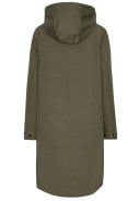 Army softshell A-lijn regenjas van Ilse Jacobsen 4
