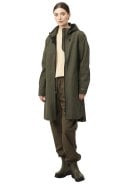 Army softshell A-lijn regenjas van Ilse Jacobsen 6