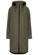 Army softshell A-lijn regenjas van Ilse Jacobsen