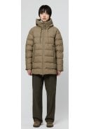 Beige (Brindle) puffer dames regenjas Frost van Tantä  6