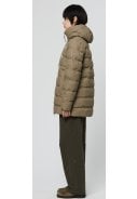 Beige (Brindle) puffer dames regenjas Frost van Tantä  7