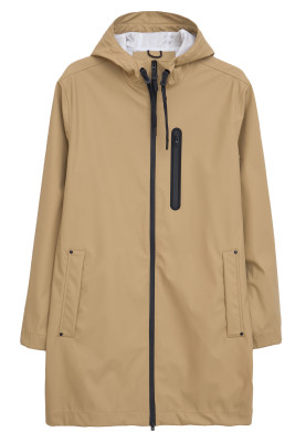 Beige heren regenjas Totiri van Tantä 