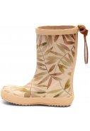 Beige kinderregenlaars Fashion "Beige Leaves" van Bisgaard 3