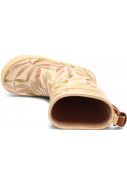 Beige kinderregenlaars Fashion "Beige Leaves" van Bisgaard 2