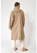 Beige lange dames regenjas Nebel van Tantä 7