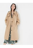 Beige lange regenjas / trenchcoat Fernhall van Joules 3