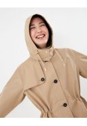 Beige lange regenjas / trenchcoat Fernhall van Joules 6