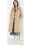 Beige lange regenjas / trenchcoat Fernhall van Joules 10