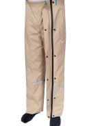 Beige regenbroek met volledige rits van Hello Rain 7