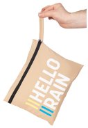 Beige regenbroek met volledige rits van Hello Rain 9