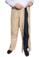 Beige regenbroek met volledige rits van Hello Rain