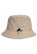 Beige regenhoedje (bucket hat) 1