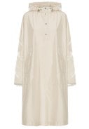 Beige regenponcho met mouwen van Ilse Jacosen 4