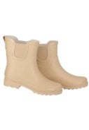 Beige (Sand) damesregenlaars Chelsea Rubber van XQ 4