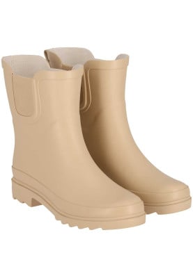 Beige (Sand) damesregenlaars Chelsea Rubber van XQ