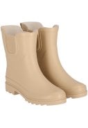 Beige (Sand) damesregenlaars Chelsea Rubber van XQ