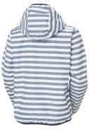  Blauw gestreepte dames regenjas Core Graphic van Helly Hansen 2