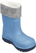 Blauw gevoerde kinder regenlaarzen van Playshoes
