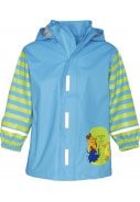 Blauw / groene regenjas muis en olifant van Playshoes 1