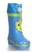 Blauw met krokodil regenlaars van Playshoes 4