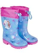 Blauw met roze regenlaarzen van Frozen 1