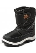 Zwarte met fleece gevoerde snowboot / winterlaars